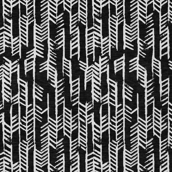 Homeroots 3' Beige And Ivory Tribal Washable Indoor Outdoor Area Rug - Durable, Stylish, Perfect For Any Space 9' X 12' Polyester 594080