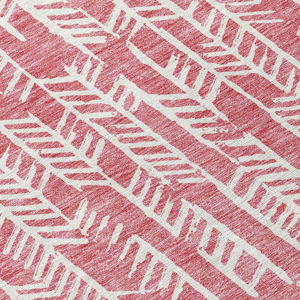 Homeroots 3' Beige And Ivory Tribal Washable Indoor Outdoor Area Rug - Durable, Stylish, Perfect For Any Space 8' Round Polyester 594084