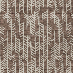 Homeroots 3' Beige And Ivory Tribal Washable Indoor Outdoor Area Rug - Durable, Stylish, Perfect For Any Space 9' X 12' Polyester 594092