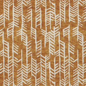 Homeroots 3' Beige And Ivory Tribal Washable Indoor Outdoor Area Rug - Durable, Stylish, Perfect For Any Space 5' X 8' Polyester 594095