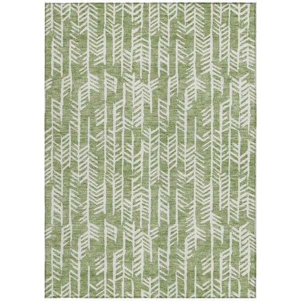 Homeroots 3' Beige And Ivory Tribal Washable Indoor Outdoor Area Rug - Durable, Stylish, Perfect For Any Space 10' X 14' Polyester 594105