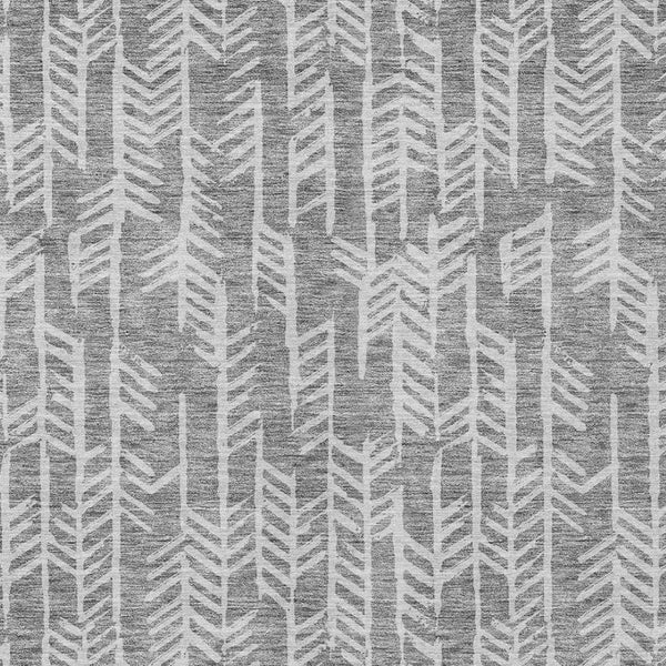 Homeroots 3' Beige And Ivory Tribal Washable Indoor Outdoor Area Rug - Durable, Stylish, Perfect For Any Space 3' X 5' Polyester 594106