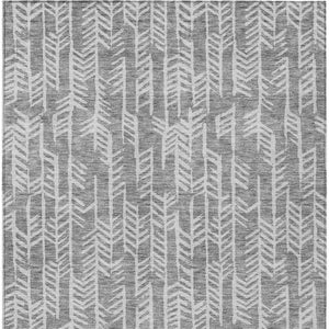Homeroots 3' Beige And Ivory Tribal Washable Indoor Outdoor Area Rug - Durable, Stylish, Perfect For Any Space 5' X 8' Polyester 594107