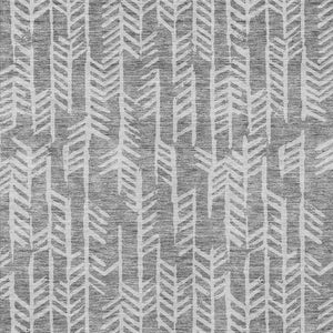 Homeroots 3' Beige And Ivory Tribal Washable Indoor Outdoor Area Rug - Durable, Stylish, Perfect For Any Space 5' X 8' Polyester 594107