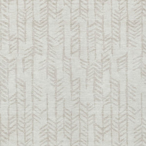 Homeroots 3' Beige And Ivory Tribal Washable Indoor Outdoor Area Rug - Durable, Stylish, Perfect For Any Space 5' X 8' Polyester 594113