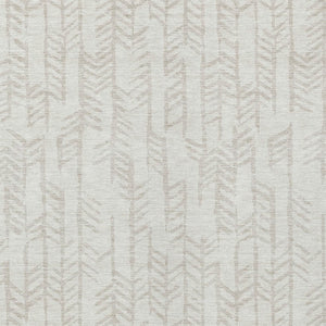 Homeroots 3' Beige And Ivory Tribal Washable Indoor Outdoor Area Rug - Durable, Stylish, Perfect For Any Space 8' X 10' Polyester 594115