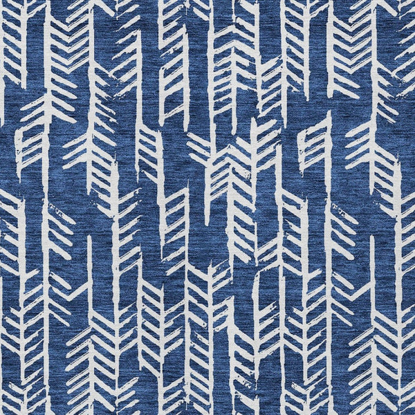 Homeroots 3' Beige And Ivory Tribal Washable Indoor Outdoor Area Rug - Durable, Stylish, Perfect For Any Space 9' X 12' Polyester 594128