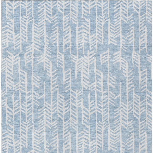 Homeroots 3' Beige And Ivory Tribal Washable Indoor Outdoor Area Rug - Durable, Stylish, Perfect For Any Space 3' X 5' Polyester 594130