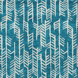 Homeroots 3' Beige And Ivory Tribal Washable Indoor Outdoor Area Rug - Durable, Stylish, Perfect For Any Space 3' X 5' Polyester 594136