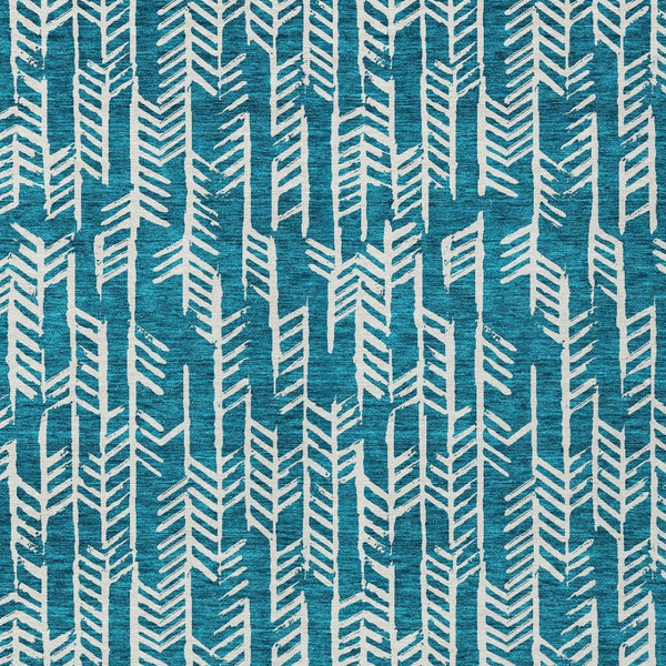 Homeroots 3' Beige And Ivory Tribal Washable Indoor Outdoor Area Rug - Durable, Stylish, Perfect For Any Space 10' X 14' Polyester 594141