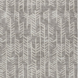 Homeroots 3' Beige And Ivory Tribal Washable Indoor Outdoor Area Rug - Durable, Stylish, Perfect For Any Space 9' X 12' Polyester 594146