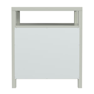 Butler Specialty Butler Nora 27" Tall Nightstand - Stylish 3 Drawer Wood Design With Open Shelf For Organized Spaces Sage Green Mdf,Acacia Wood,Pine Wood,Plywood,Veneers 5941480-butler