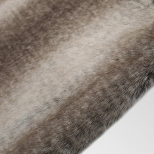 English Elm Christopher Knight Home® - THROW Luxurious Brown Faux Fur 50"x60" Cozy One-Sided Striped Plush Throw Blanket for Home Décor 59415.00