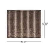 Christopher Knight Home® - Noble House - Gipson Faux Fur Throw Blanket