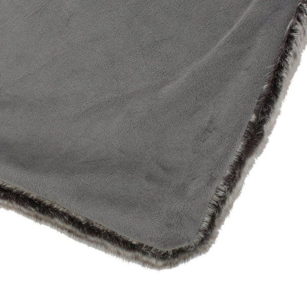 English Elm Christopher Knight Home® - THROW Luxurious Brown Faux Fur 50"x60" Cozy One-Sided Striped Plush Throw Blanket for Home Décor 59415.00