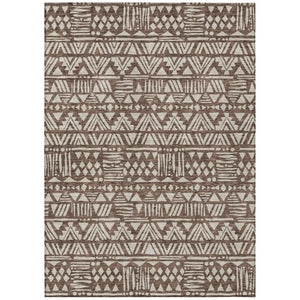 HomeRoots 9' Southwestern Indoor Outdoor Area Rug - Durable, Washable, Stain-Resistant for High-Traffic Spaces 9' X 12' 594158