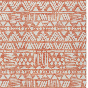 Homeroots 3' Black And Ivory Southwestern Washable Area Rug - Stylish Indoor/Outdoor Design For Any Space 10' X 14' Polyester 594165