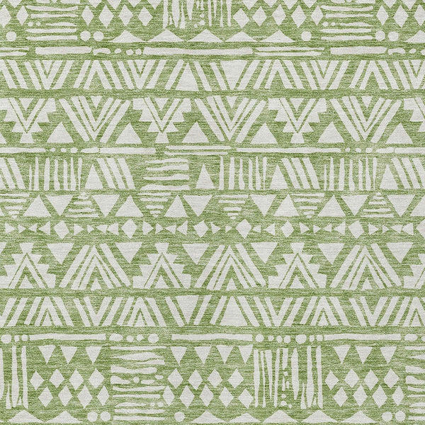 Homeroots 3' Black And Ivory Southwestern Washable Area Rug - Stylish Indoor/Outdoor Design For Any Space 3' X 5' Polyester 594166