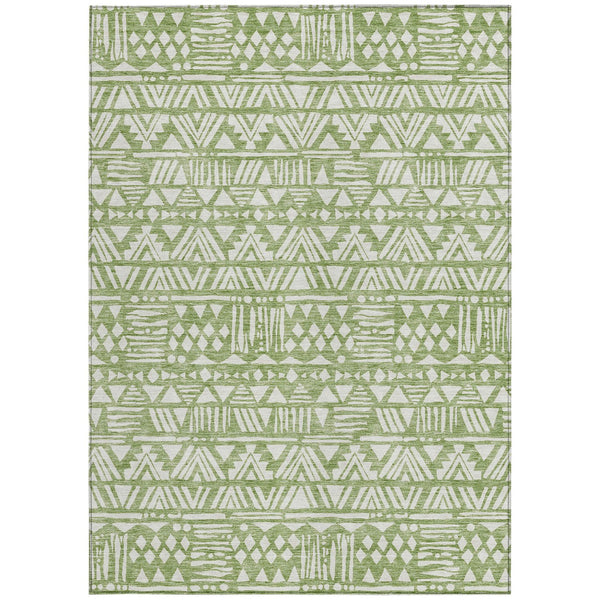 Homeroots 3' Black And Ivory Southwestern Washable Area Rug - Stylish Indoor/Outdoor Design For Any Space 9' X 12' Polyester 594170