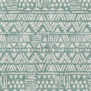 Homeroots 3' Black And Ivory Southwestern Washable Area Rug - Stylish Indoor/Outdoor Design For Any Space 10' X 14' Polyester 594189