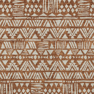 Homeroots 3' Black And Ivory Southwestern Washable Area Rug - Stylish Indoor/Outdoor Design For Any Space 9' X 12' Polyester 594200