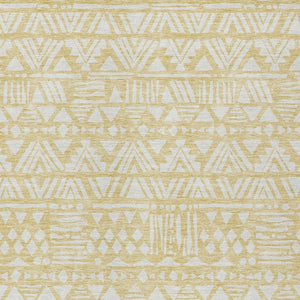 Homeroots 3' Black And Ivory Southwestern Washable Area Rug - Stylish Indoor/Outdoor Design For Any Space 8' X 10' Polyester 594205