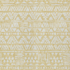 Homeroots 3' Black And Ivory Southwestern Washable Area Rug - Stylish Indoor/Outdoor Design For Any Space 10' X 14' Polyester 594207