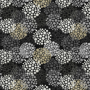 Homeroots 3' Beige Green And Ivory Polka Dot Washable Area Rug - Perfect For Indoor Or Outdoor Spaces! 10' X 14' Polyester 594219