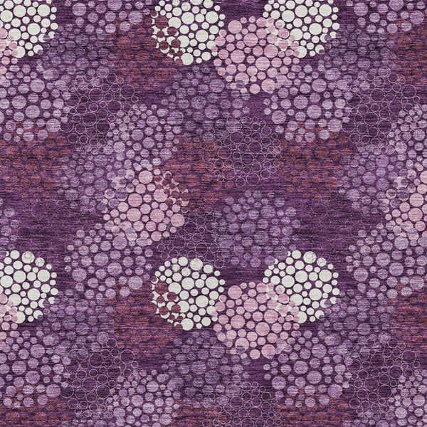 Homeroots 3' Beige Green And Ivory Polka Dot Washable Area Rug - Perfect For Indoor Or Outdoor Spaces! 3' X 5' Polyester 594226