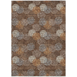 Homeroots 3' Beige Green And Ivory Polka Dot Washable Area Rug - Perfect For Indoor Or Outdoor Spaces! 9' X 12' Polyester 594242