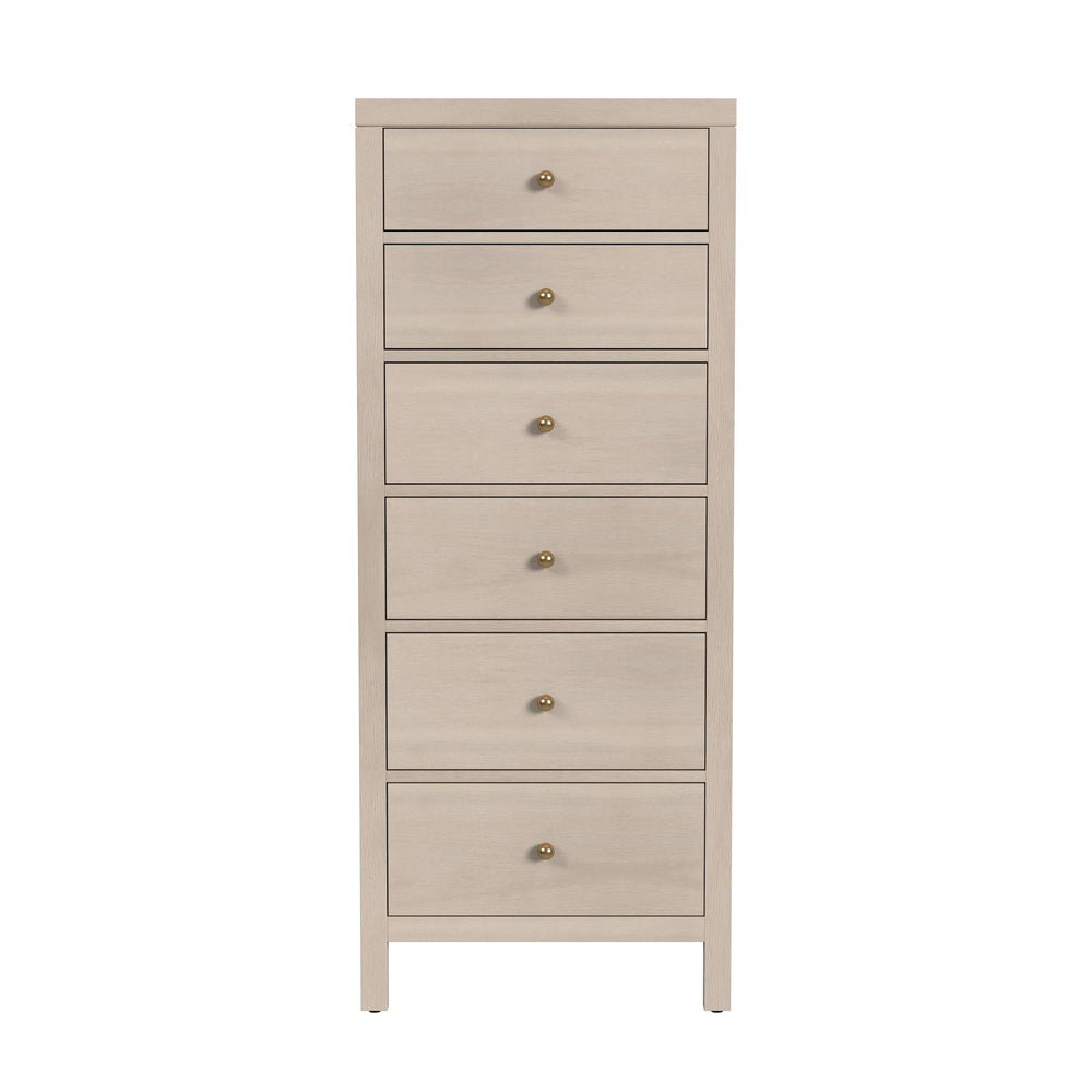 Butler Specialty Butler Nora 22" W Rectangular Wood Lingerie Chest - Elegant 6 Drawer Storage Solution In Taupe Taupe Mdf,Acacia Wood,Pine Wood,Plywood,Acacia Veneers 5942450-butler