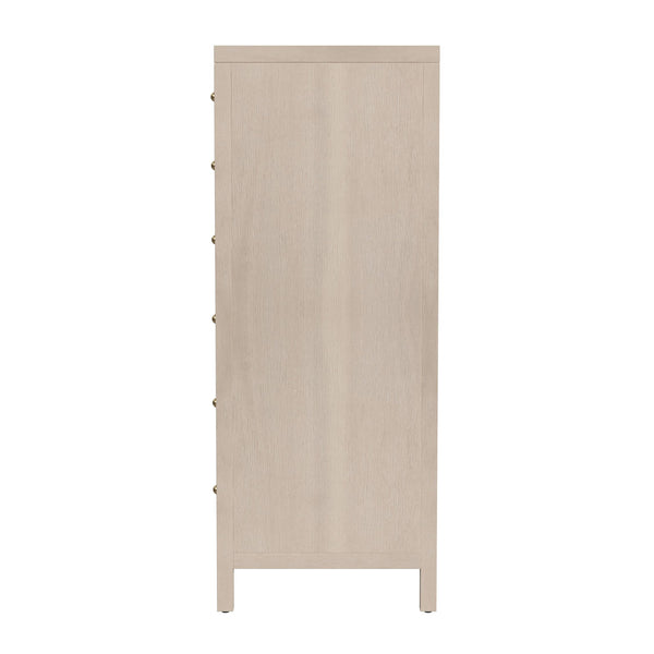 Butler Specialty Butler Nora 22" W Rectangular Wood Lingerie Chest - Elegant 6 Drawer Storage Solution In Taupe Taupe Mdf,Acacia Wood,Pine Wood,Plywood,Acacia Veneers 5942450-butler