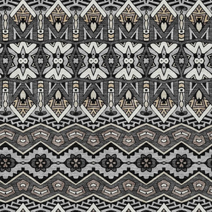 Homeroots 3' Stylish Moroccan Area Rug In Artichoke Green, Gray & Ivory - Washable For Indoor & Outdoor Use 9' X 12' Polyester 594314