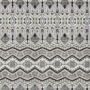 Homeroots 3' Stylish Moroccan Area Rug In Artichoke Green, Gray & Ivory - Washable For Indoor & Outdoor Use 10' X 14' Polyester 594333
