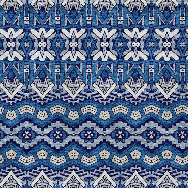 Homeroots 3' Stylish Moroccan Area Rug In Artichoke Green, Gray & Ivory - Washable For Indoor & Outdoor Use 8' X 10' Polyester 594337