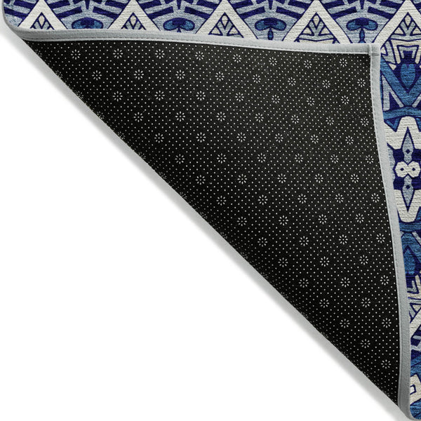 Homeroots 3' Stylish Moroccan Area Rug In Artichoke Green, Gray & Ivory - Washable For Indoor & Outdoor Use 9' X 12' Polyester 594338