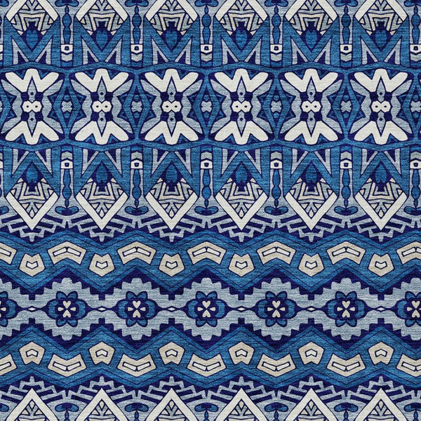 Homeroots 3' Stylish Moroccan Area Rug In Artichoke Green, Gray & Ivory - Washable For Indoor & Outdoor Use 9' X 12' Polyester 594338