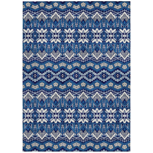 Homeroots 3' Stylish Moroccan Area Rug In Artichoke Green, Gray & Ivory - Washable For Indoor & Outdoor Use 10' X 14' Polyester 594339