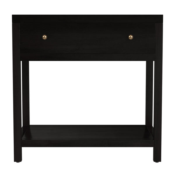 Butler Specialty Company Nora Rectangular Nightstand With Drawer & Open Shelf For Modern Elegance Coffee Acacia Wood,Mdf,Pine Wood,Plywood,Veneers 5943451-butler