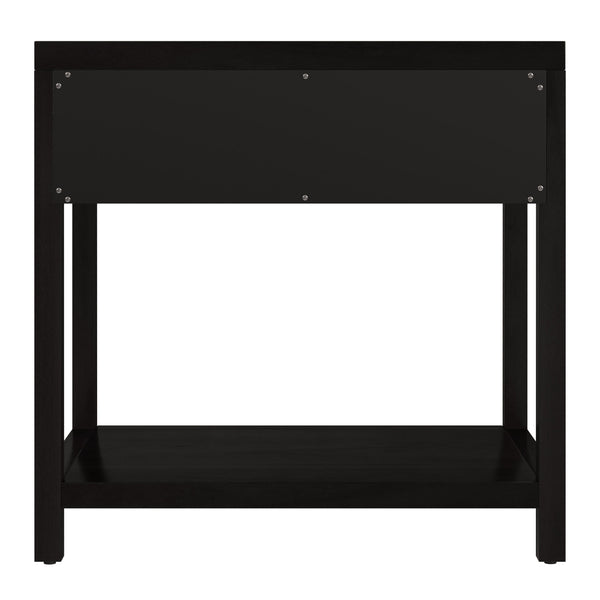 Butler Specialty Company Nora Rectangular Nightstand With Drawer & Open Shelf For Modern Elegance Coffee Acacia Wood,Mdf,Pine Wood,Plywood,Veneers 5943451-butler