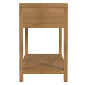 Butler Specialty Company Nora Rectangular Nightstand With Drawer & Open Shelf For Modern Elegance Natural Rubberwood,Mdf,Acacia Wood,Pine Wood,Plywood,Veneers 5943452-butler