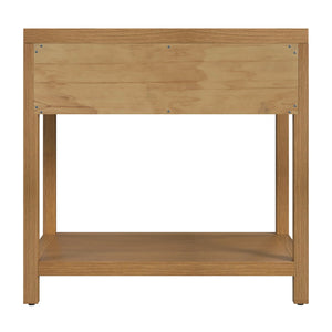 Butler Specialty Company Nora Rectangular Nightstand With Drawer & Open Shelf For Modern Elegance Natural Rubberwood,Mdf,Acacia Wood,Pine Wood,Plywood,Veneers 5943452-butler