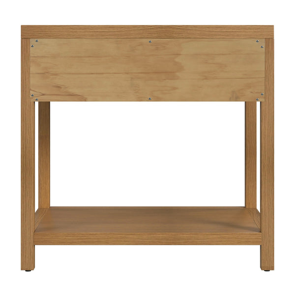 Butler Specialty Company Nora Rectangular Nightstand With Drawer & Open Shelf For Modern Elegance Natural Rubberwood,Mdf,Acacia Wood,Pine Wood,Plywood,Veneers 5943452-butler