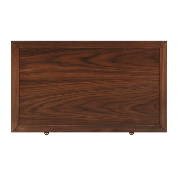 Butler Specialty Company Nora Rectangular Nightstand With Drawer & Open Shelf For Modern Elegance Medium Brown Acacia Wood,Mdf,Pine Wood,Plywood,Veneers 5943489-butler