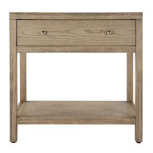 Butler Specialty Company Nora Nightstand - Stylish 3 Drawer Wood Design For Contemporary Bedrooms Light Brown Acacia Wood,Mdf,Pine Wood,Plywood,Veneers 5943492-butler
