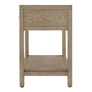 Butler Specialty Company Nora Nightstand - Stylish 3 Drawer Wood Design For Contemporary Bedrooms Light Brown Acacia Wood,Mdf,Pine Wood,Plywood,Veneers 5943492-butler