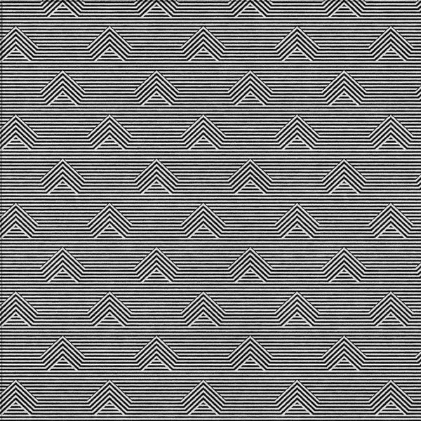 Homeroots 3' Artichoke Green & Ivory Geometric Washable Area Rug For Indoor And Outdoor Spaces, Durable Design 5' X 8' Polyester 594365