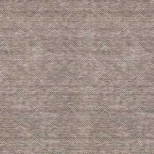 Homeroots 3' Artichoke Green & Ivory Geometric Washable Area Rug For Indoor And Outdoor Spaces, Durable Design 5' X 8' Polyester 594372