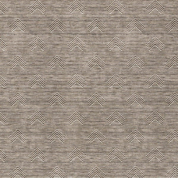 Homeroots 3' Artichoke Green & Ivory Geometric Washable Area Rug For Indoor And Outdoor Spaces, Durable Design 8' X 10' Polyester 594374