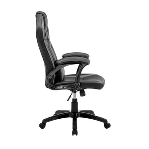 English Elm Aspect Racing Style Gaming Chair Faux Leather Mesh High Back with Lumbar Pillow B2736P464851